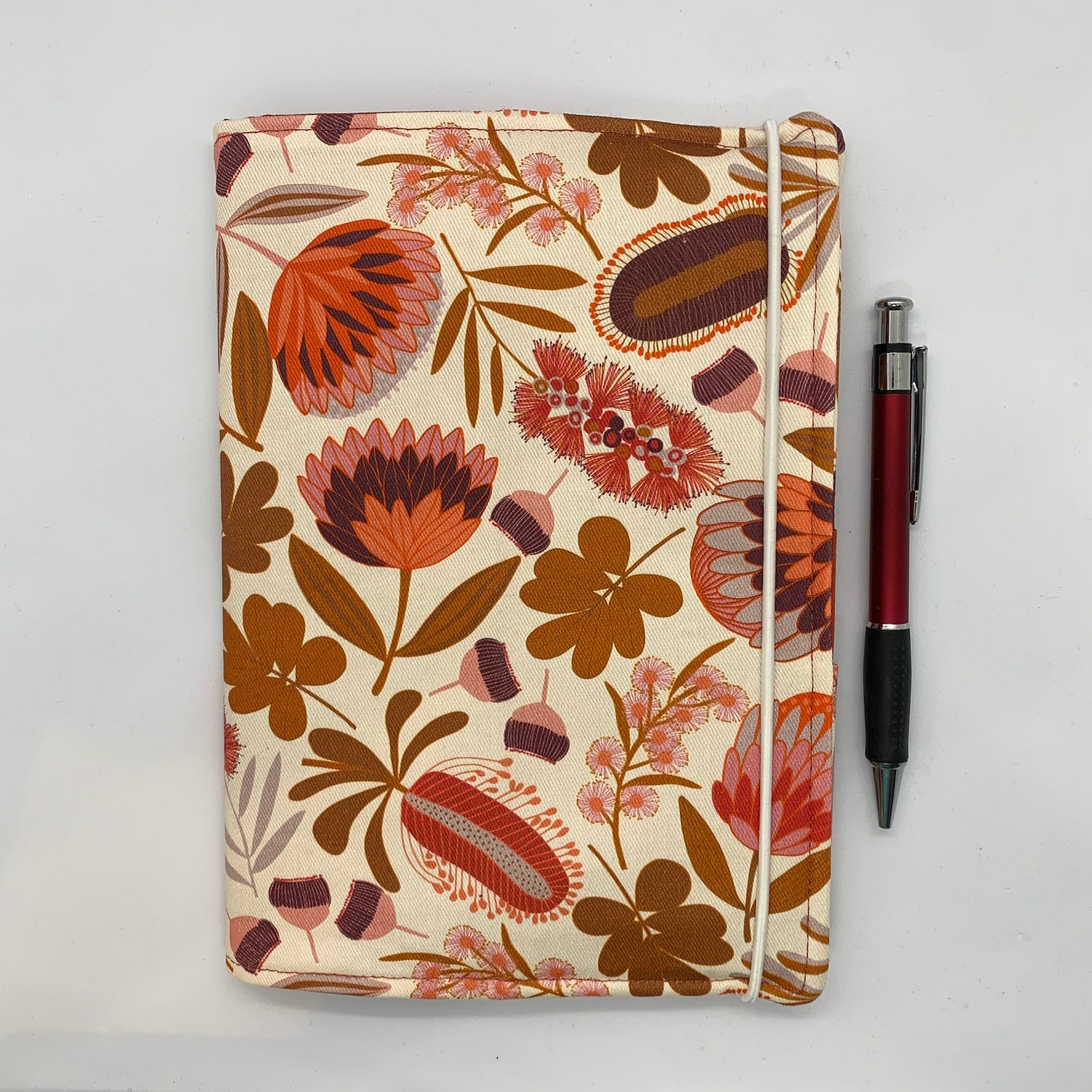 A5 Handmade Fabric Notebook Cover Resusable Book Cover Etsy