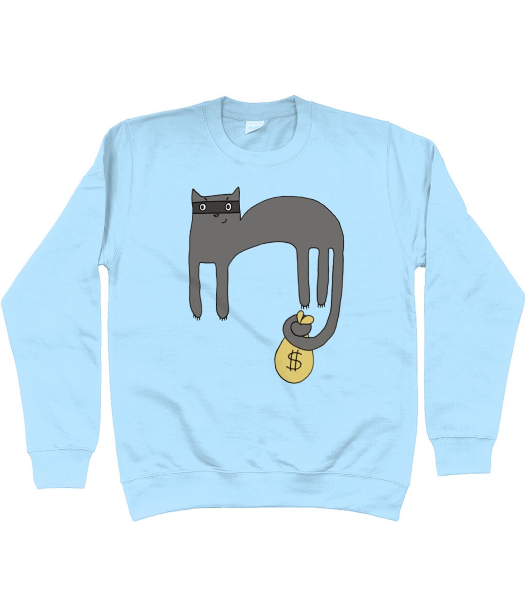 The Sneaky Cat Burglar Sweatshirt - Etsy