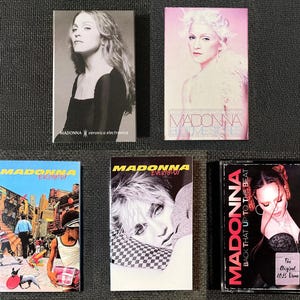 Madonna - EPs and Singles - Audio Cassettes