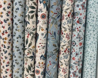 Norwegian Forest Fabric by Mary Jane Carey for Henry Glass Fabrics