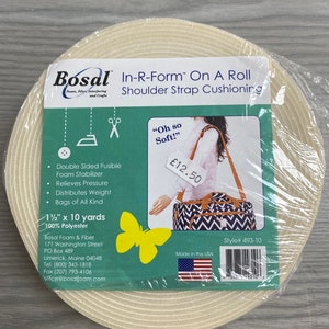 Bosal In-R-Form Bag Strap Cushioning, 1.5" x 10 Yards