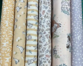 Little Ones 100% crafting cotton fabric by Makower. 110cms wide