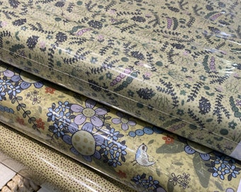 Lynette Anderson Botanicals Collection. 100% cotton by Nutex. 110/112 wide. Cut to size