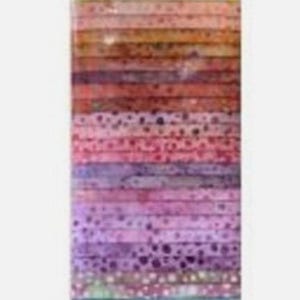 Hoffman Bali Pop Batik Fabric Strips, Pastel Cotton Precuts