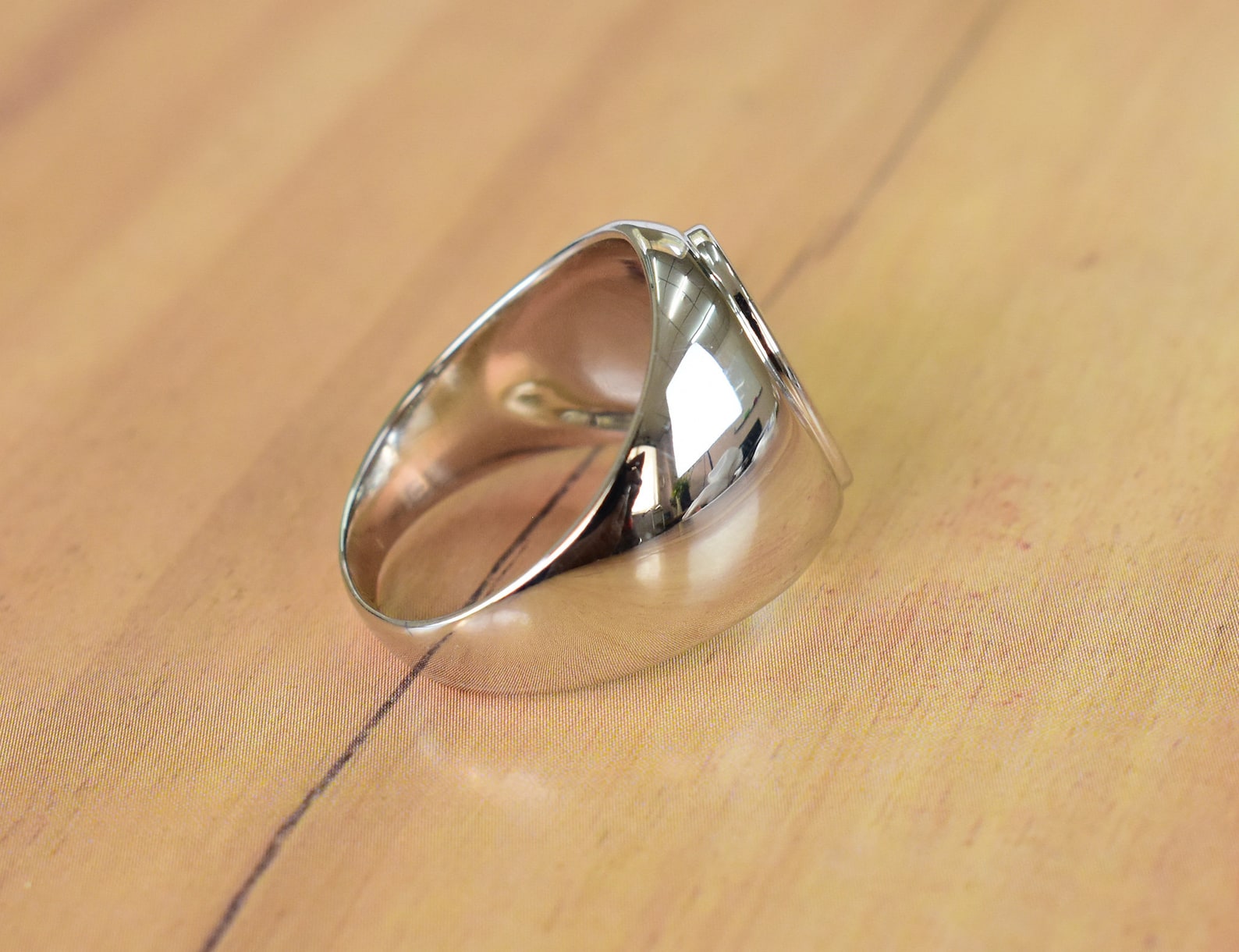 Sterling Silver Ring Men's Solid Heavy Silver Etsy UK