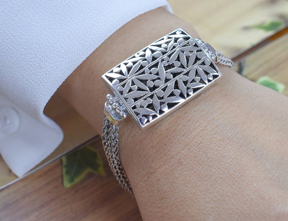 Overstock sterling silver best sale bracelets