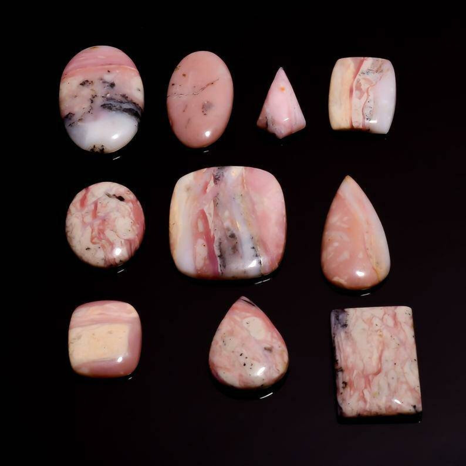 Natural Pink Opal Crystal Quartz Stone Pink Opalite Quartz Etsy