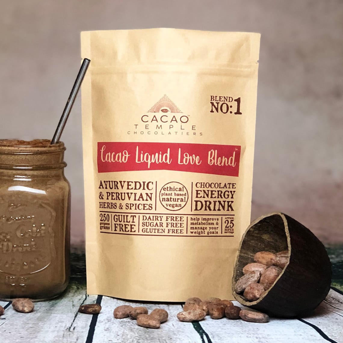 Cacao Liquid Love Blend Superfood Powder Etsy