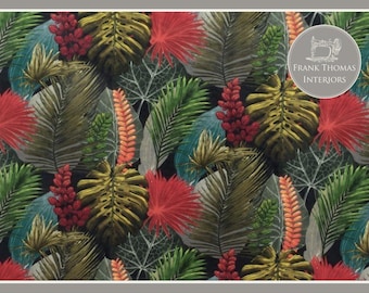 Rain Forest So Soft Velvet Curtain Blind Upholstery Fabric  - TOUCAN RED