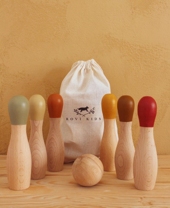 wooden skittles baby