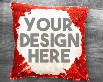 flip sequin body pillow