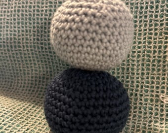 Cotton Yarn Hacky Sack, Handmade Juggling Bean Bag