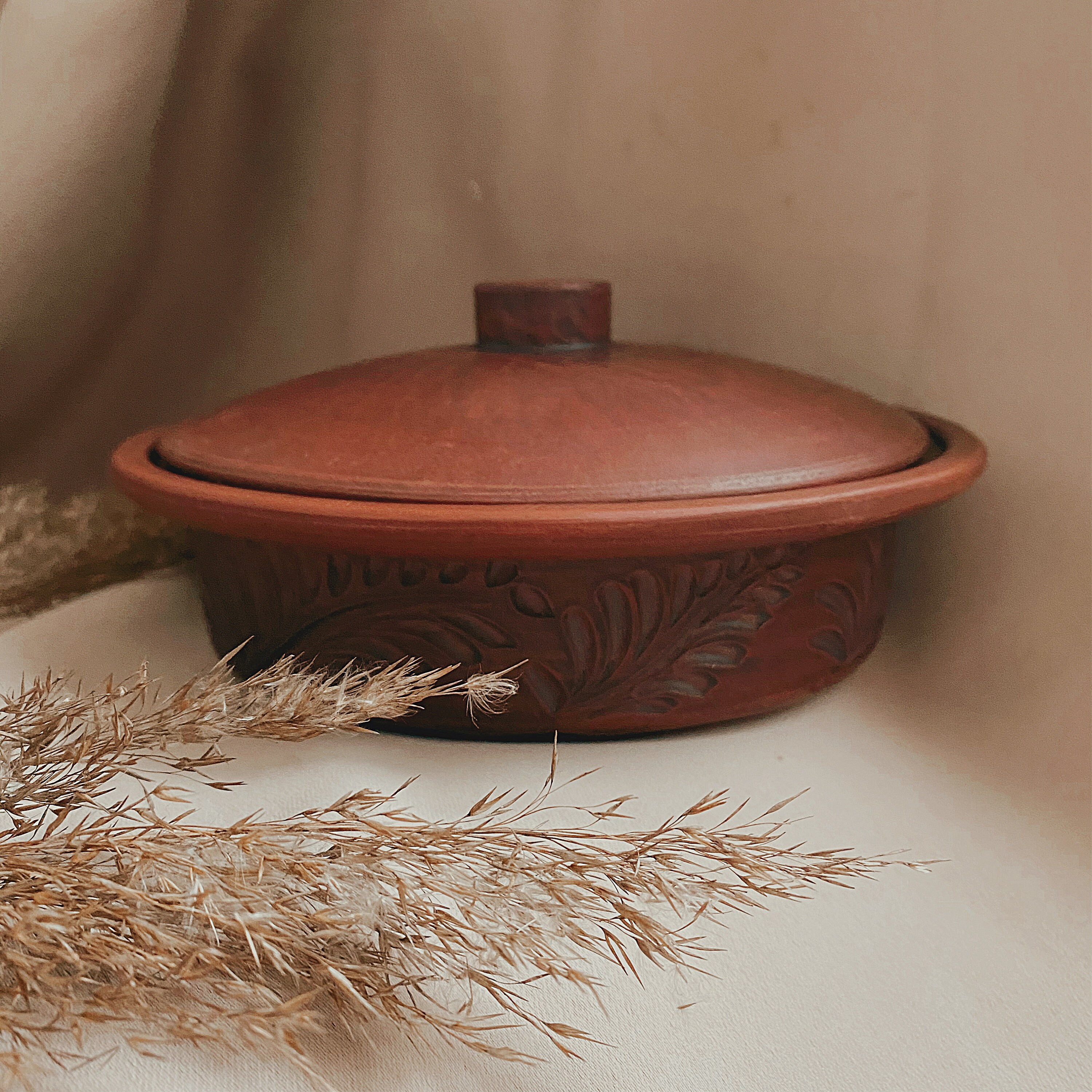 Clay Cooking Pot with Lid Pottery Saucepan Ceramic Etsy