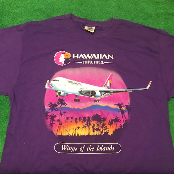 Hawaiian Airlines B-767 T-Shirt Size XXL.