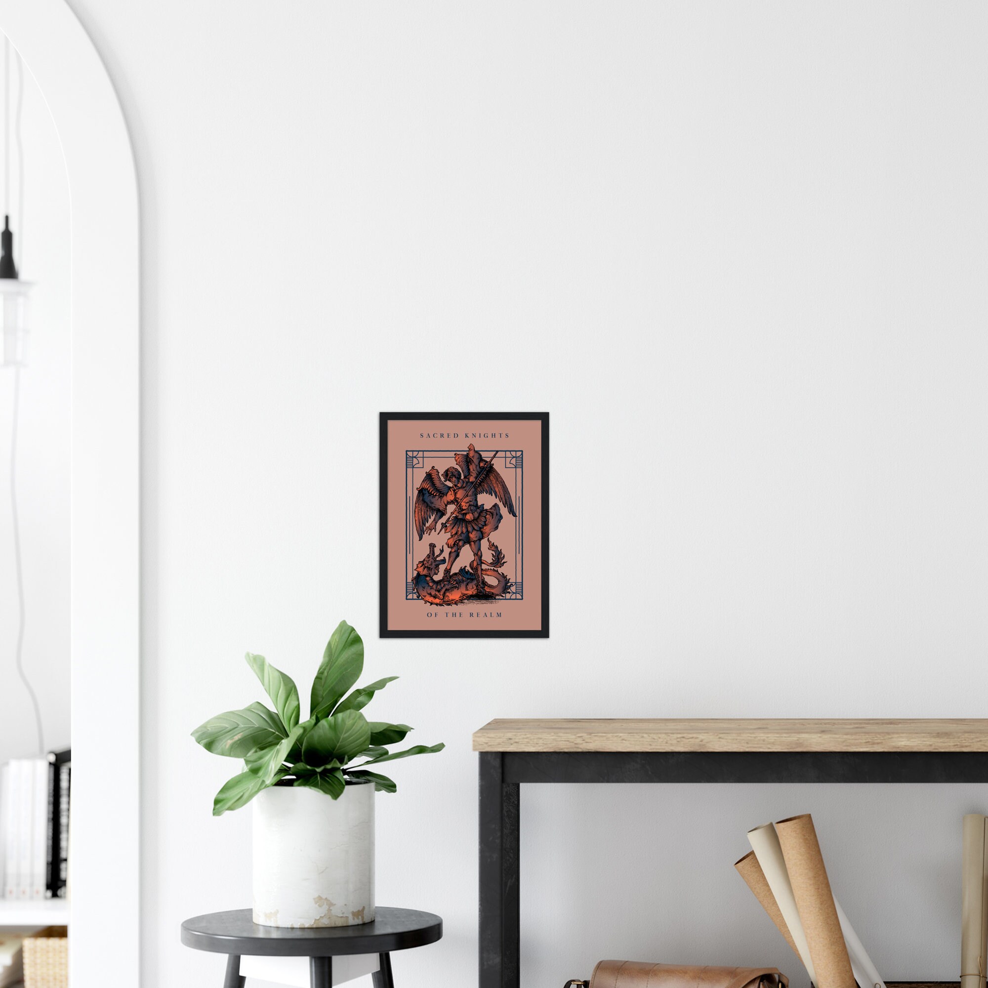 Illustration Encadrée Sacred Knights Of The Realm | Images Héraldiques