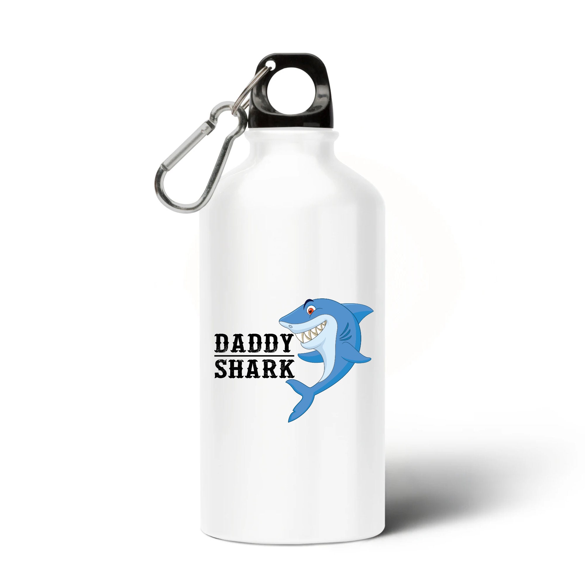 Gourde de Camping en Aluminium Daddy Shark | Cadeau Papa