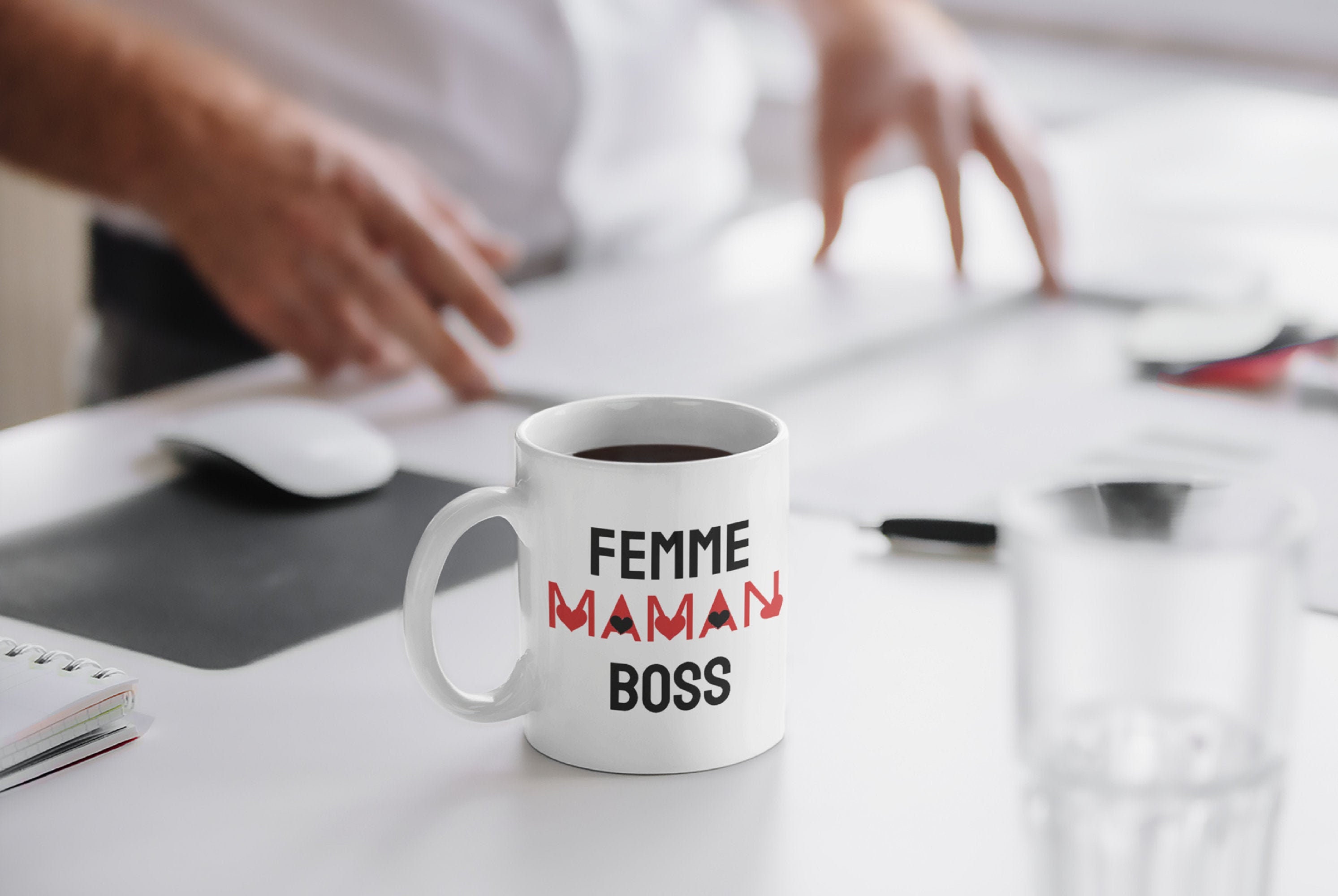 Mug en Céramique Femme Maman Boss | Cadeau Maman