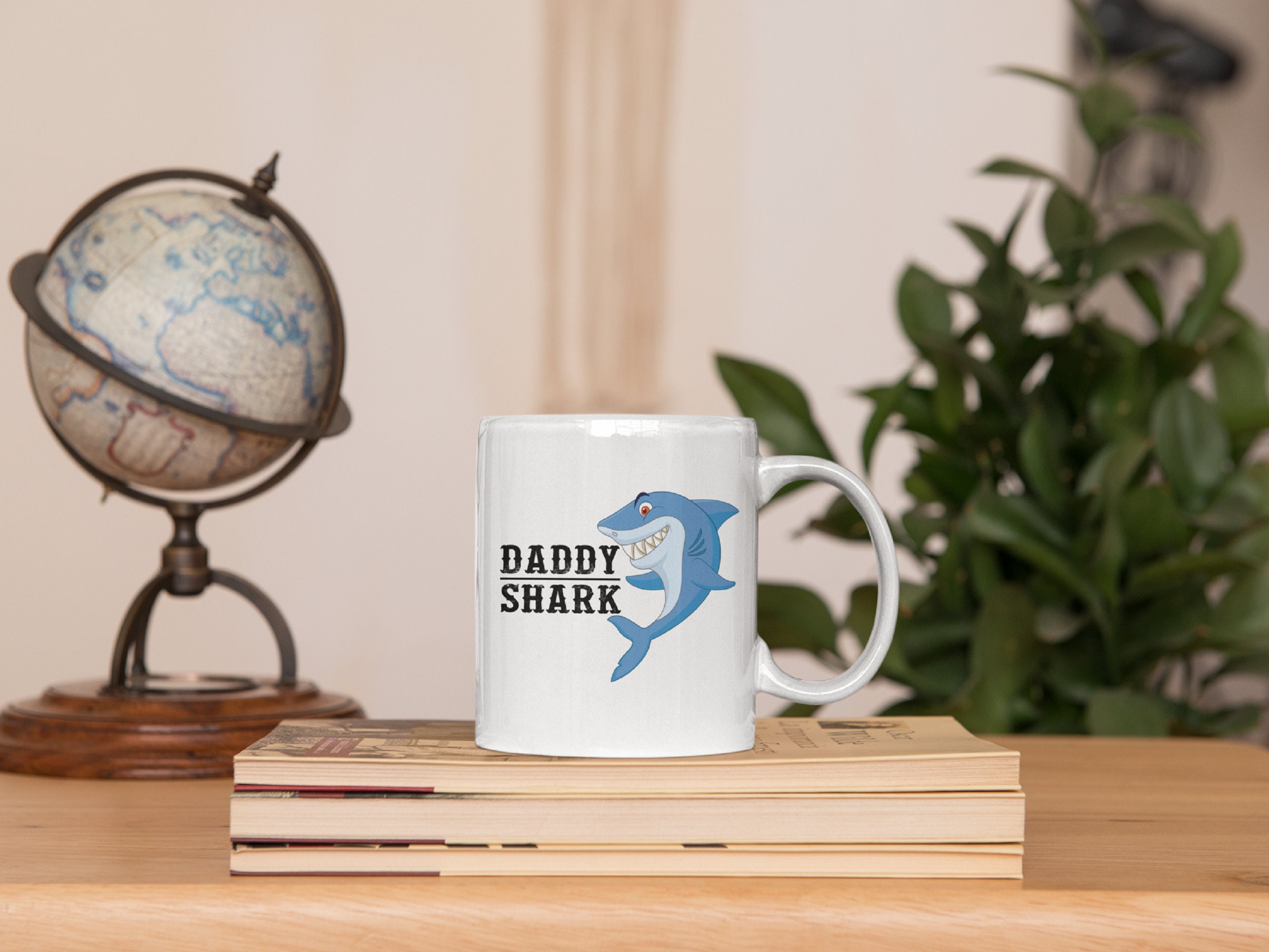 Mug en Céramique Daddy Shark | Cadeau Papa