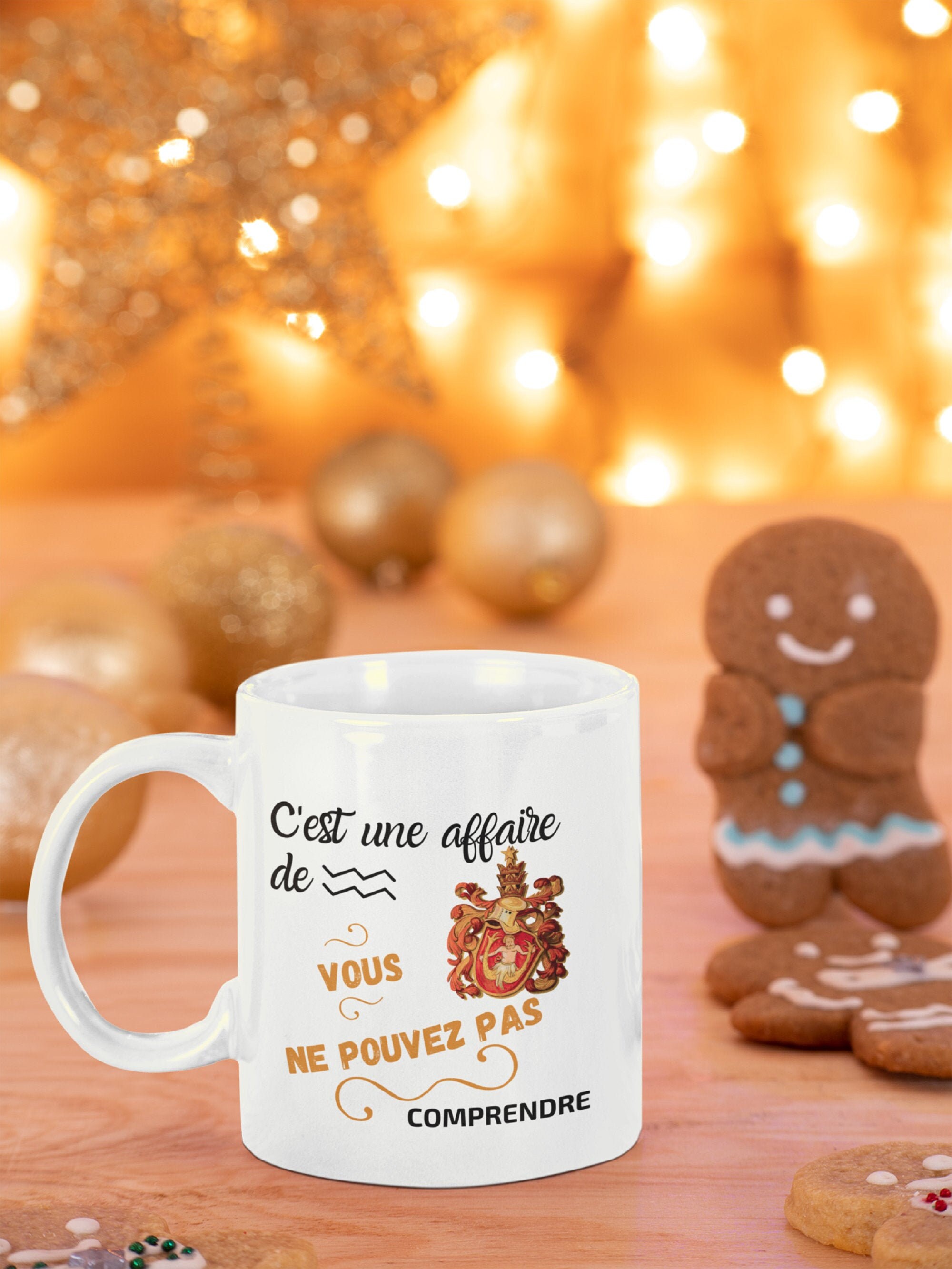 Mug en Céramique C'est Une Affaire de Verseau | Collection Zodiaque Vous Ne Pouvez Pas Comprendre
