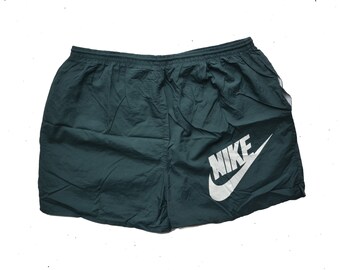 nike logo fetti swim trunks