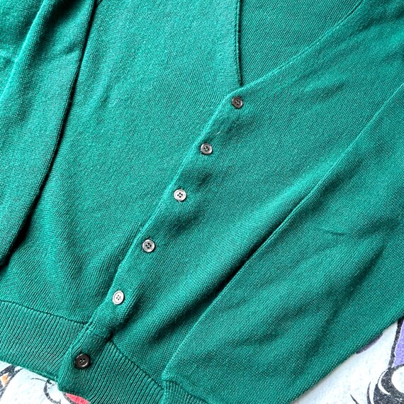 Kings Road Sears Men's Store 80s Vintage green Cardig… Gem
