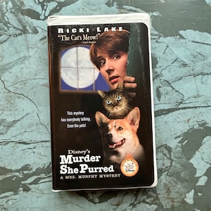 Murder She Purred (vhs, 1998) TV movie Clamshell
