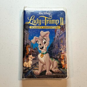 Walt Disney&#39;s Lady & The Tramp 2 Scamp’s Adventure (2001 VHS) brand new - sealed