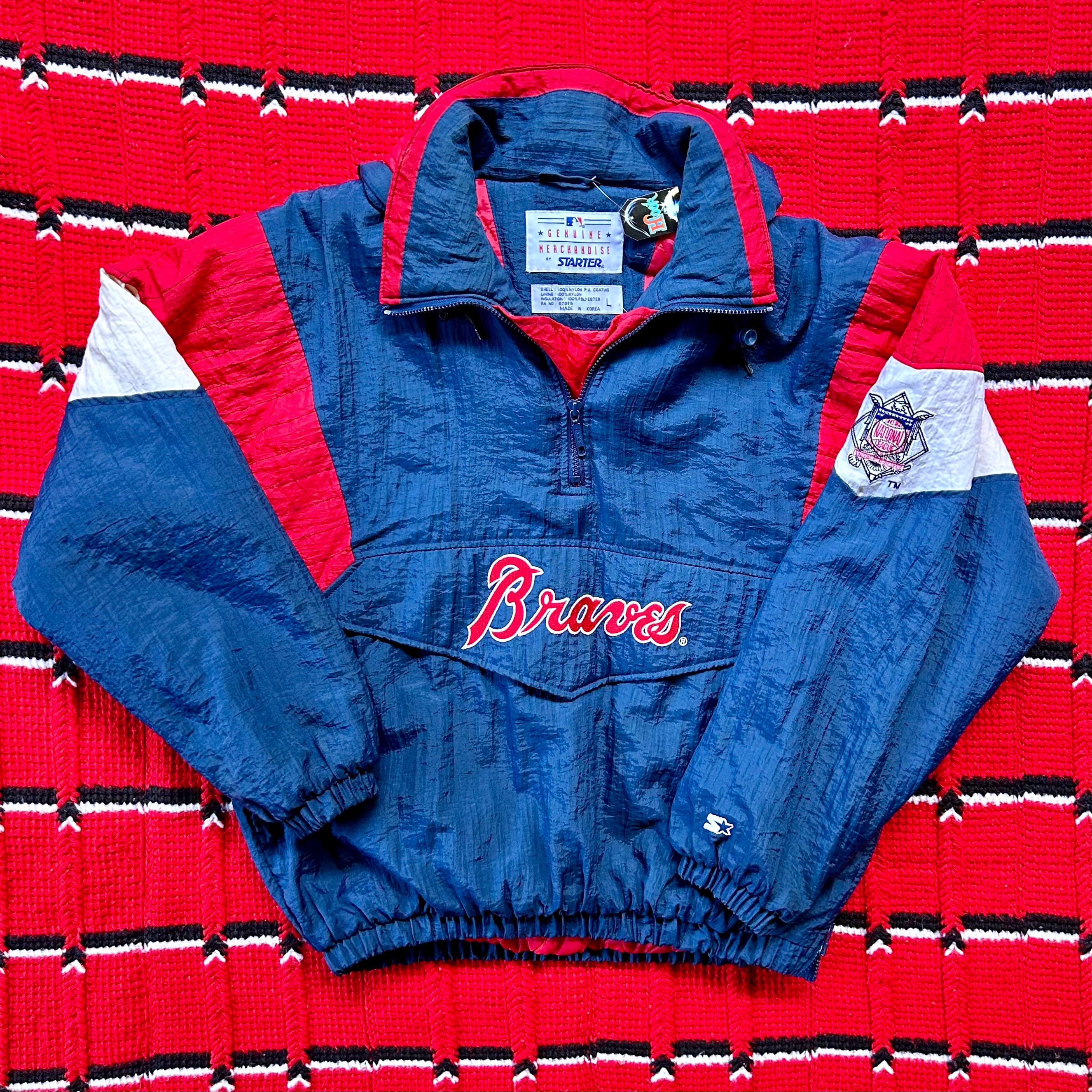 Vintage Atlanta Braves Windbreaker - Etsy