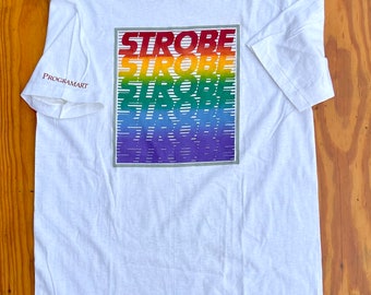 Vintage 90s Strobe Graphic Single Stitch T-shirt