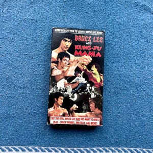 Bruce Lee & Kung-Fu Mania VHS (1993) • Martial Arts Movie Highlights • Vintage Action Tape
