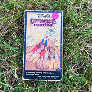 Outrageous Fortune (VHS, 1987) Comedy Movie
