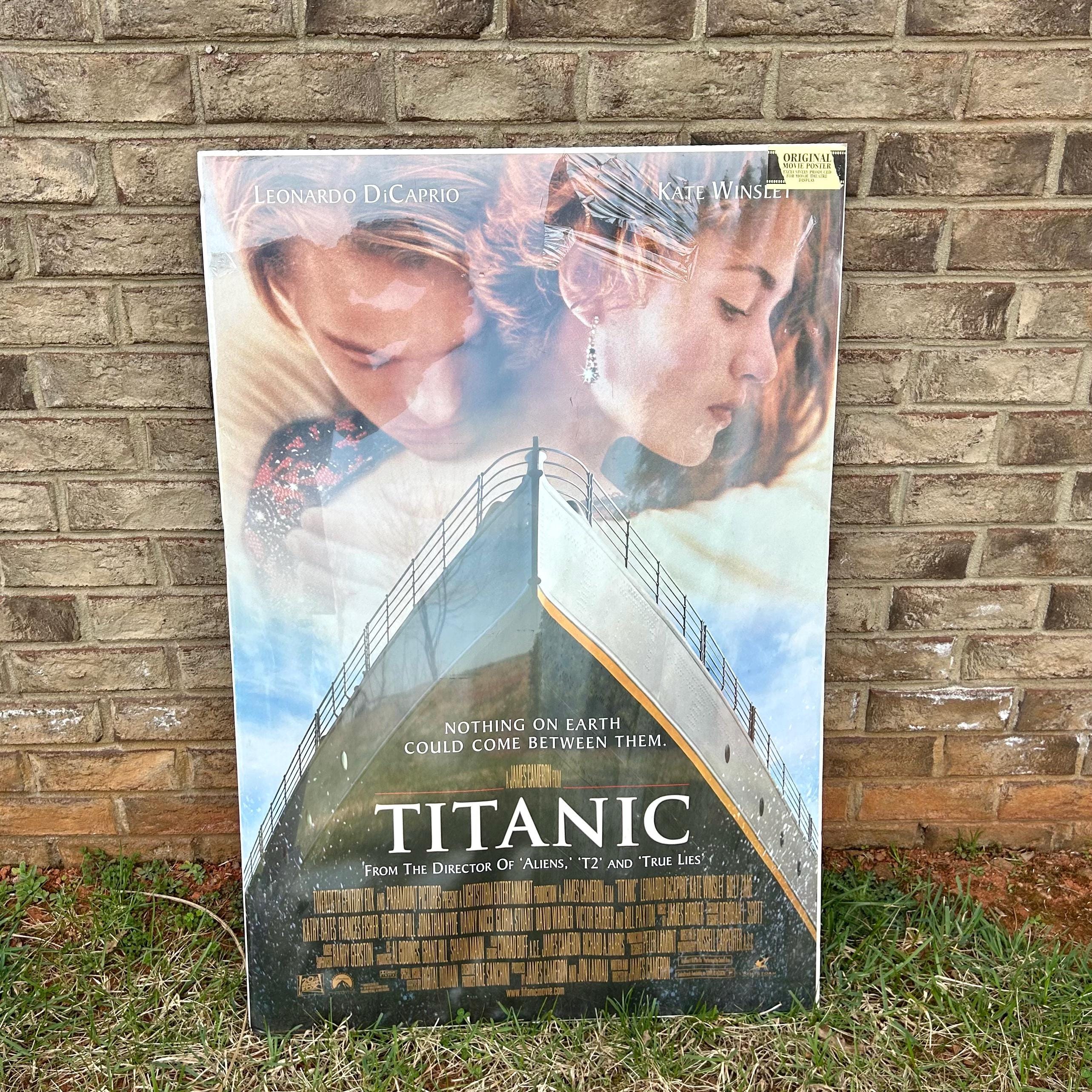 希少 海外版 タイタニック ポスター 美品 海外版ポスター『タイタニック』（Titanic）#1☆レオナルド