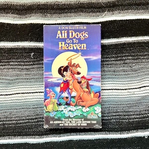 All Dogs go to Heaven (VHS, 1989) Cartoon Movie