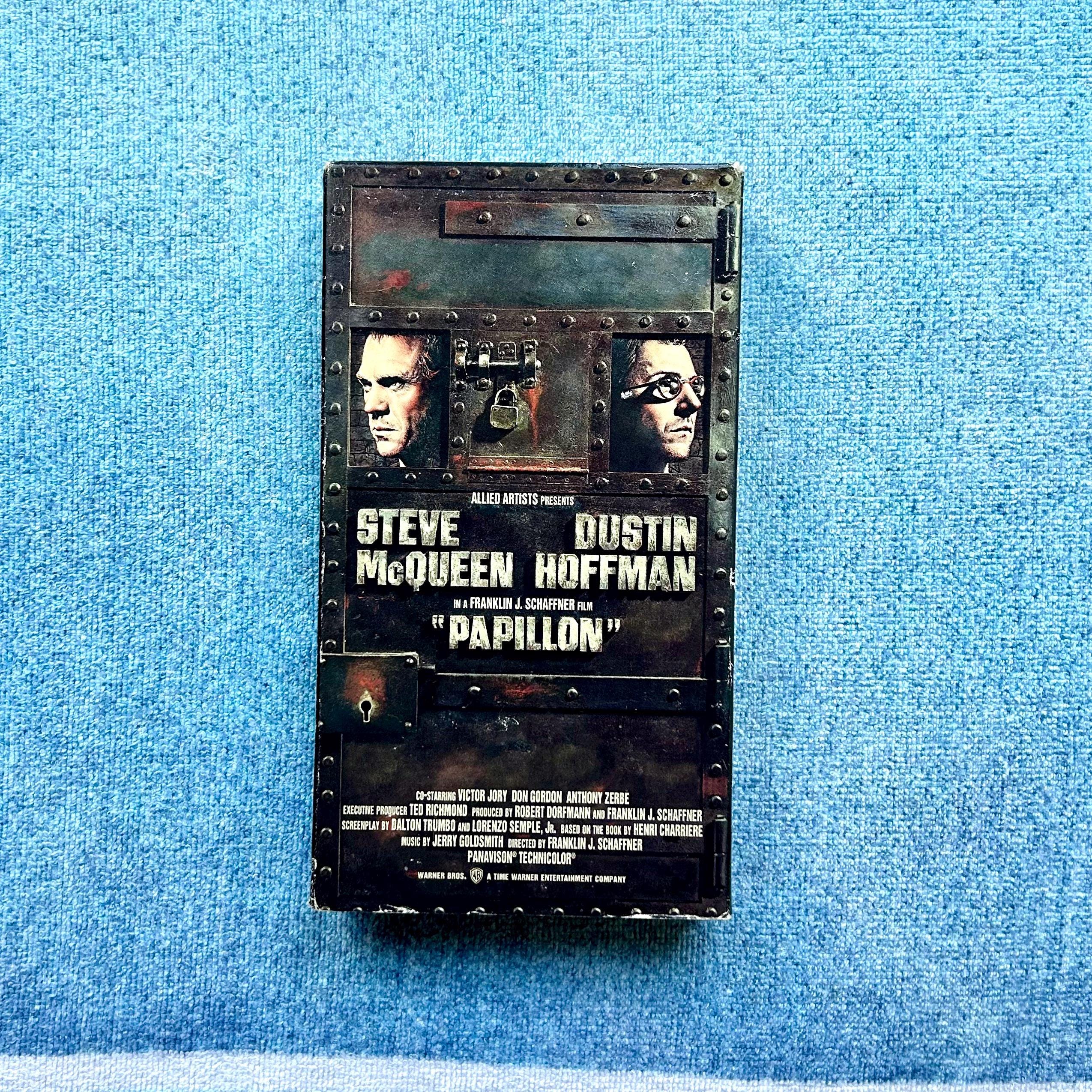 Vintage Papillon VHS Tape (1973) – Steve McQueen \u0026 Dustin Hoffman – Warner  Home Video, image size:2549x2549