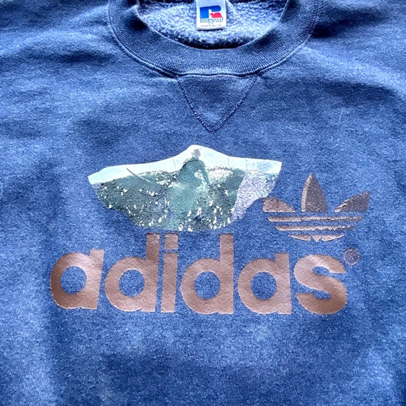 custom vintage adidas surfer Russell crewneck swe… - image 6