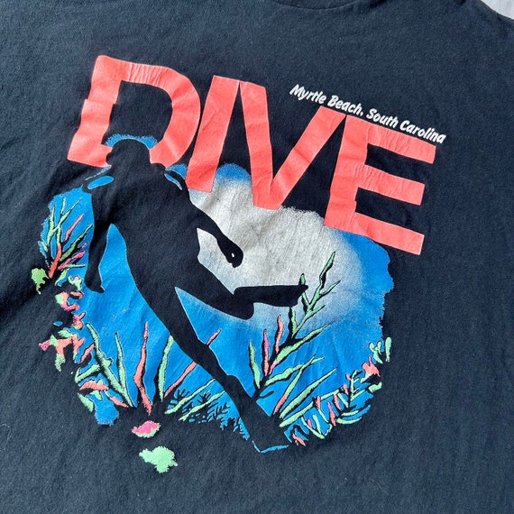 Myrtle Beach SC "Dive" vintage 90s single stitch … - image 5