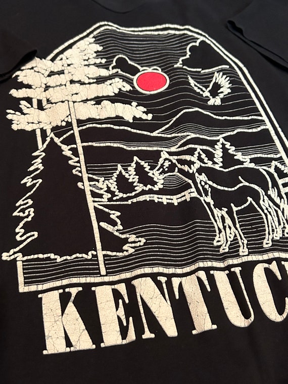 Vintage 80s single stitch Kentucky T shirt - image 4