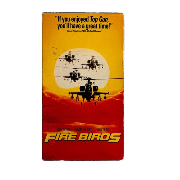 Fire Birds Vintage VHS movie