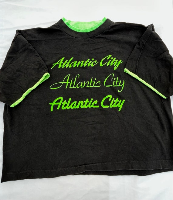 vintage 80s single stitch Atlantic City cropped la