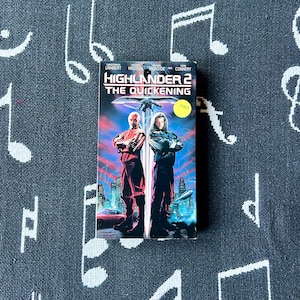 Highlander 2: The Quickening VHS - Rare 90s Sci-Fi - Sean Connery & Christopher Lambert