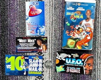 1996 Space Jam VHS Animated Classic Family Childrens Film Movie