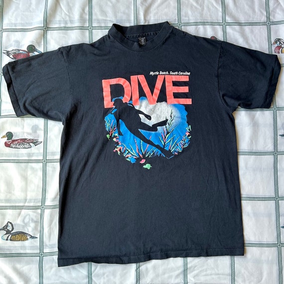 Myrtle Beach SC "Dive" vintage 90s single stitch … - image 1