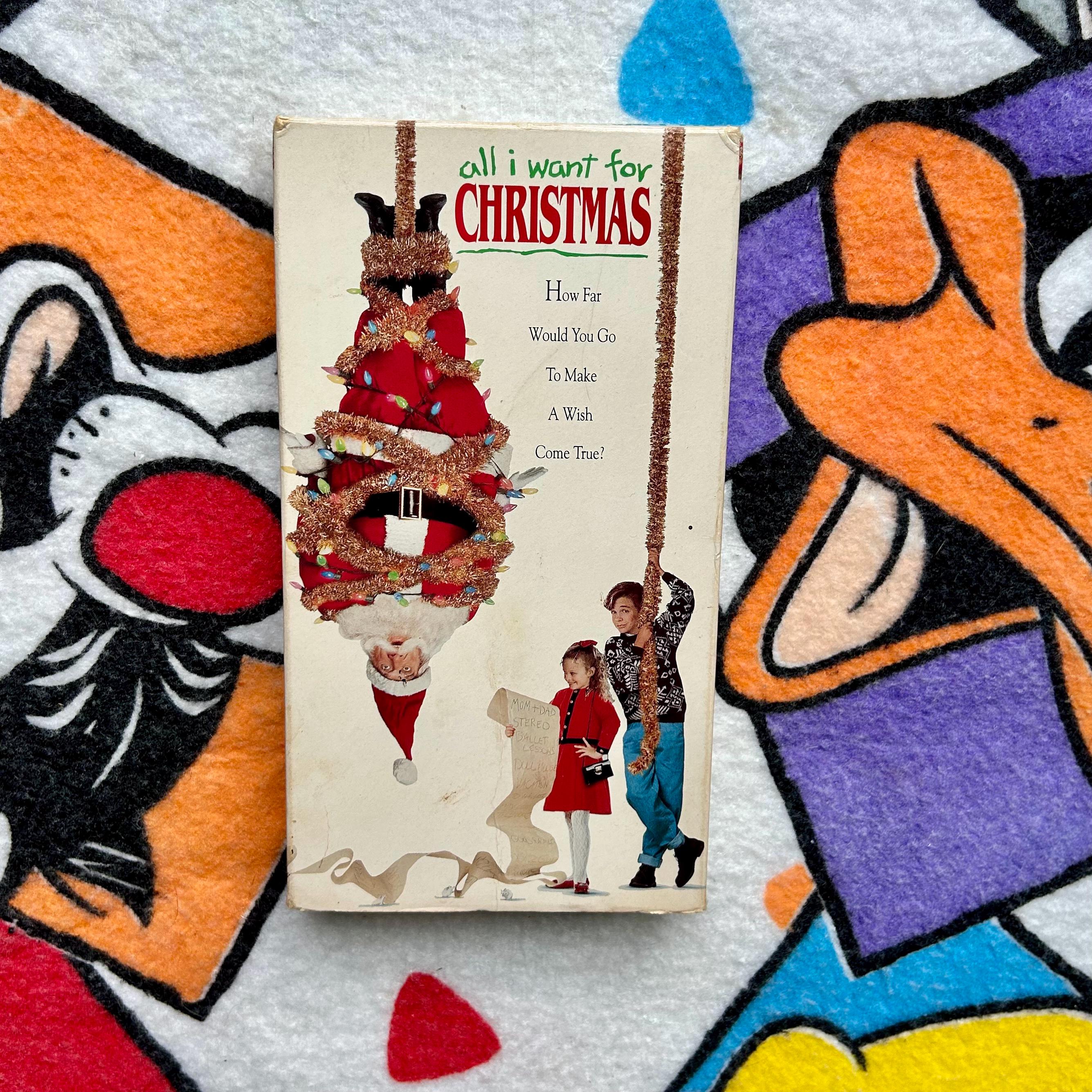 All I Want for Christmas (VHS, 1991) Christmas Movie - Etsy