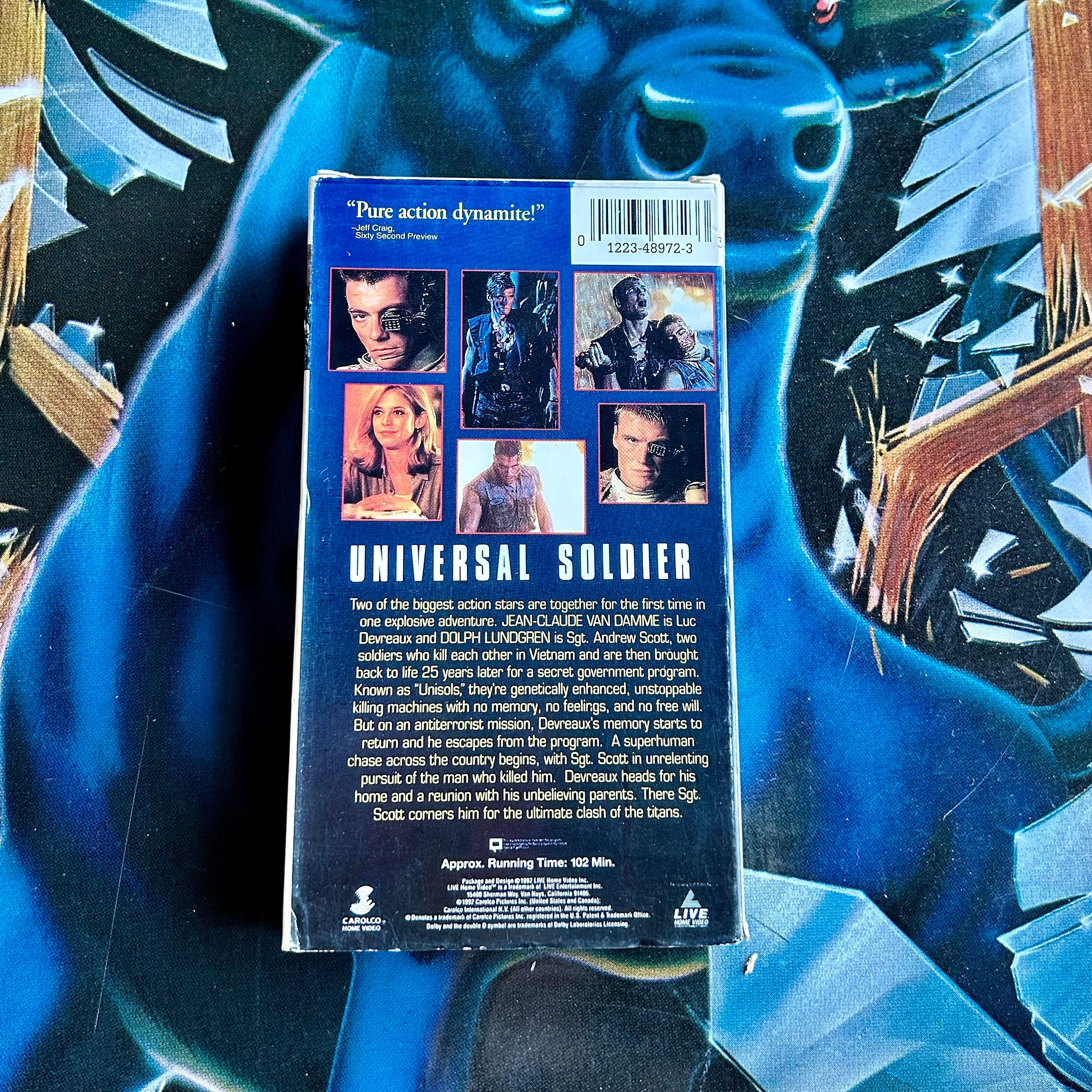 Universal Soldier (VHS, 1992) Action Movie - Etsy