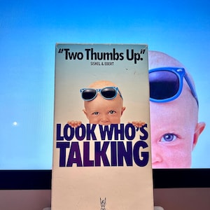 Look Who&#39;s Talking (1989, VHS) Comedy movie