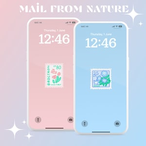 mail from nature wallpaper icon set, cute icons, icon set, iOS and Android app icons, Widgets, Wallpapers for phone and iPad, Aesthetic Icon