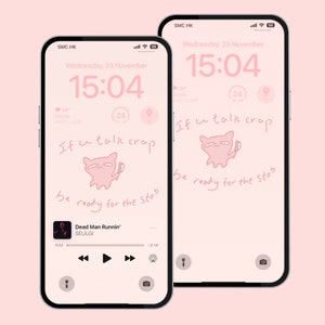 dont talk crap cute icon set, cute icons, iOS and Android app icons, Widgets, Wallpapers for phone and iPad, Aesthetic Icon pack