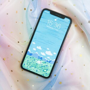 abrazar la naturaleza lindo conjunto de iconos, iconos lindos, iconos de aplicaciones iOS y Android, widgets, fondos de pantalla para teléfono y iPad, paquete de iconos estéticos