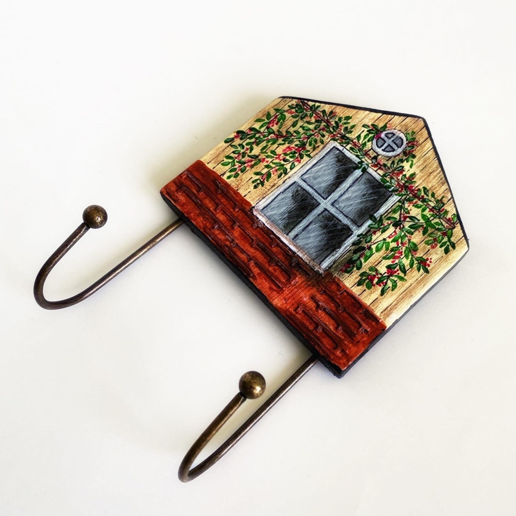 Soporte llave de madera Decoración de arte de pared Casa | Etsy