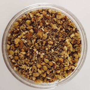 Dukka Egyptian Nuts Seeds & Spice Blend - 8 oz jar, 1 cup | Bread Oil Dip, Dukkah Middle Eastern Condiment | Artisan Made | 8 floz jar